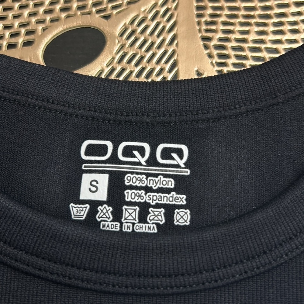 OQQ Women's 3 Piece Ribbed Seamless Racerback Crop Tops Small - Picture 8 of 8